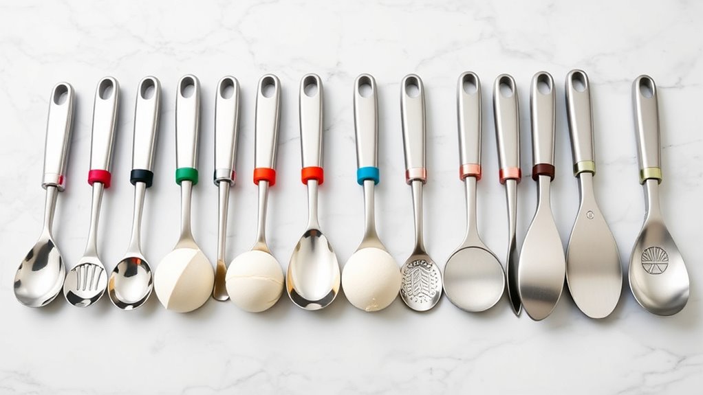 ice cream scoop size