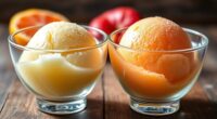 ice creams fruity differences