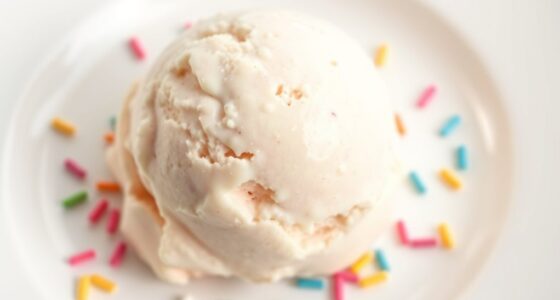 ice creams with melting inhibition