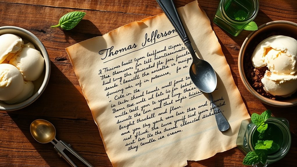 jefferson s ice cream legacy