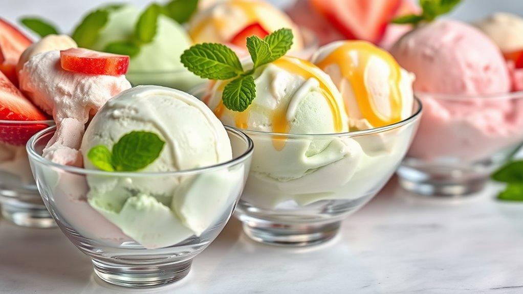 low calorie ice cream ingredients