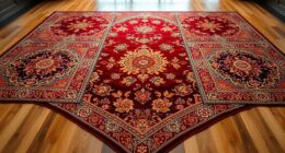 luxurious oversized silk carpets