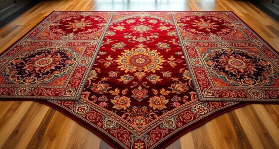 luxurious oversized silk carpets