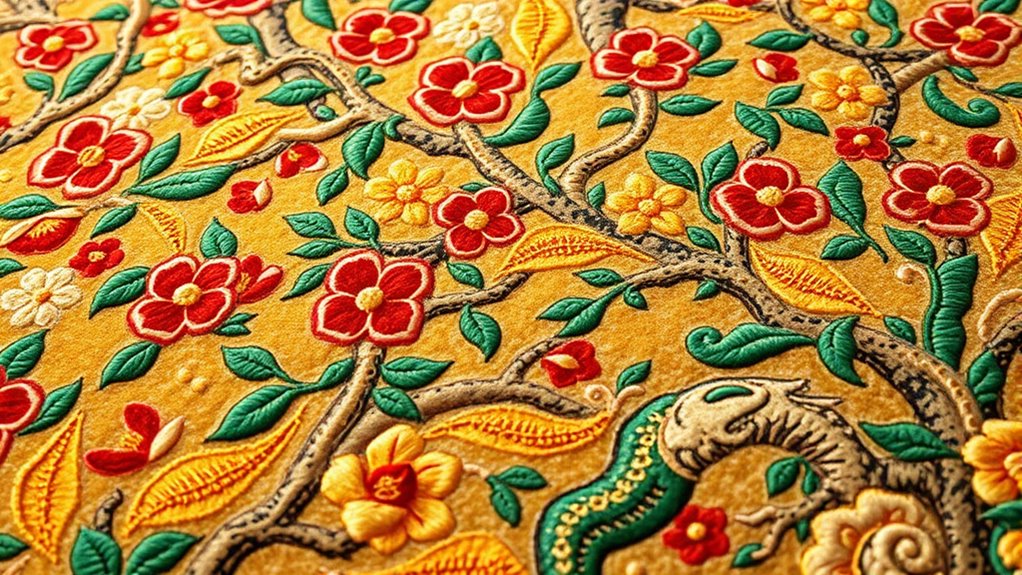 luxury yilong silk carpets
