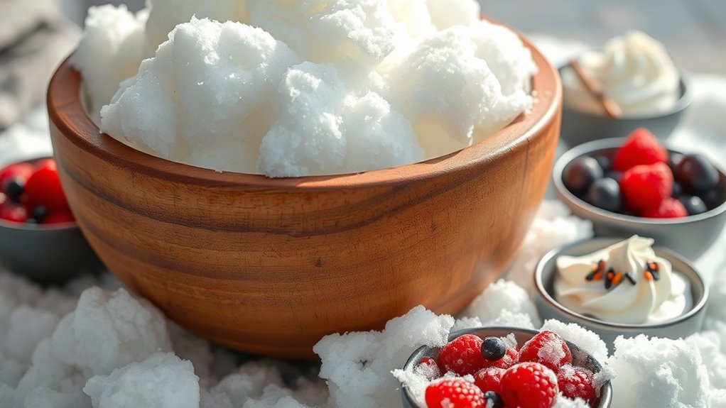 make safe snow ice cream