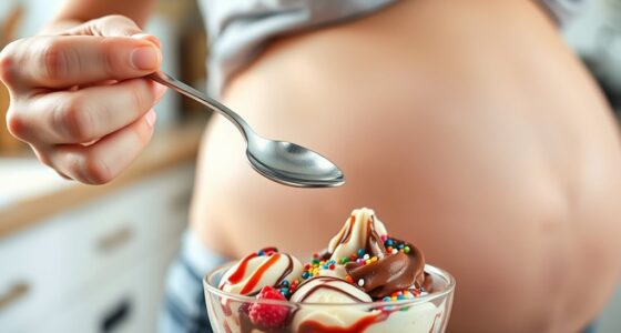 pregnancy ice cream safety