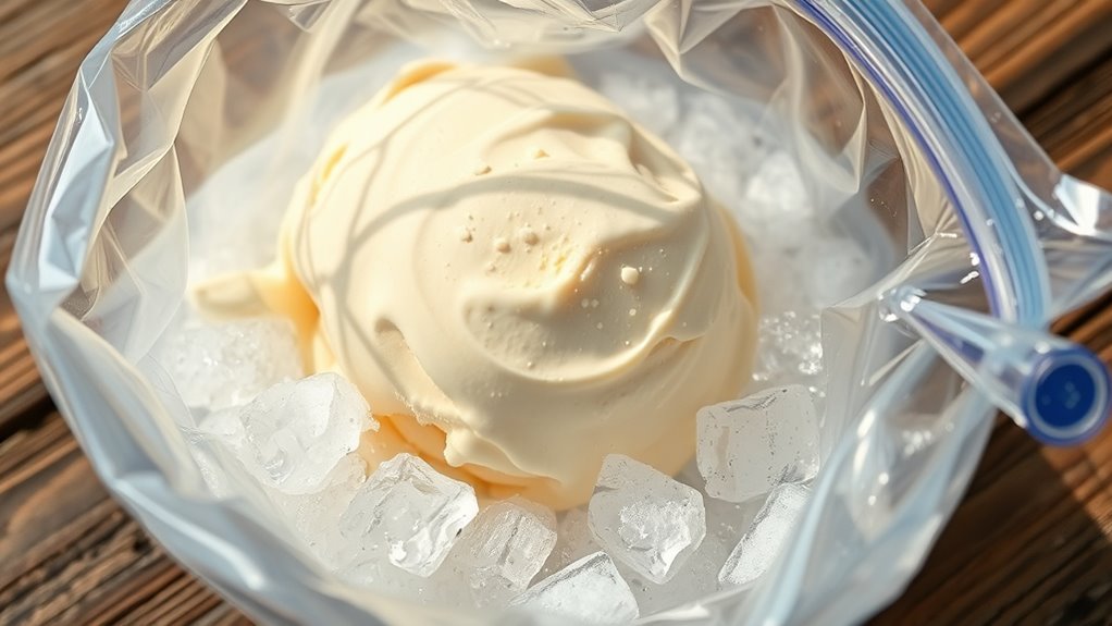 quick homemade ice cream
