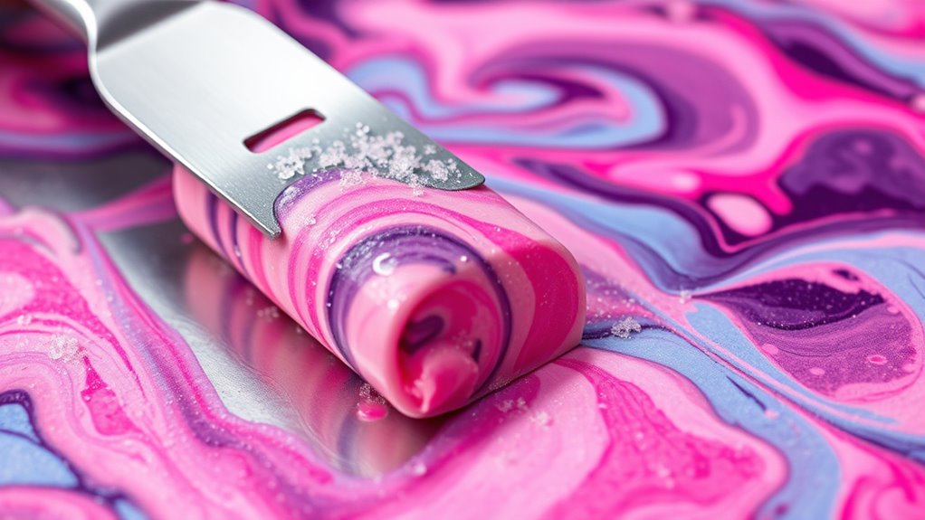 rapid freezing creates smoothness