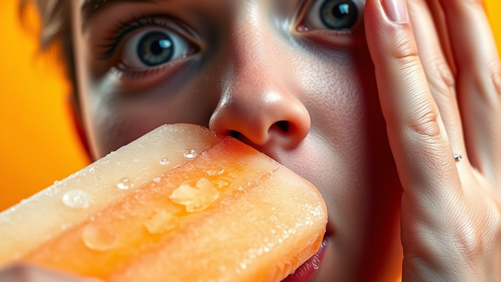 relieve brain freeze instantly
