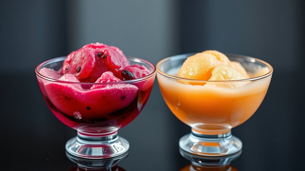 sorbet versus sherbet differences