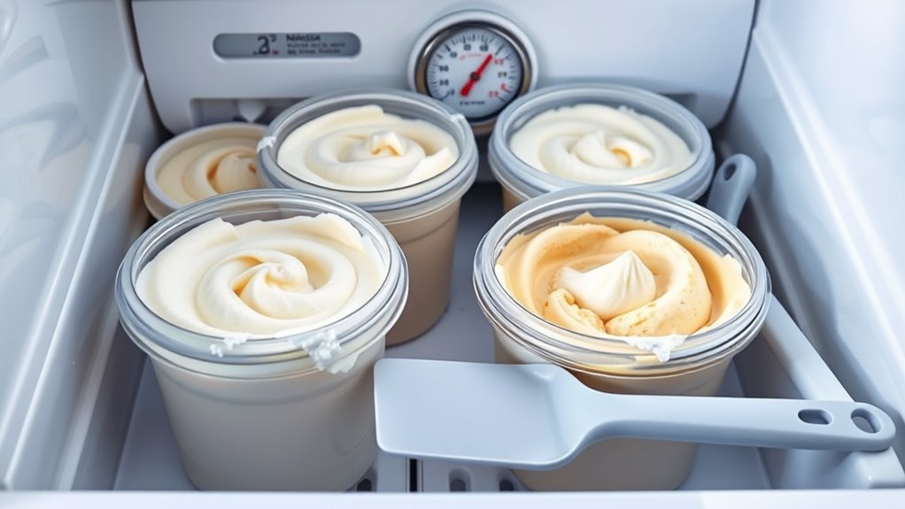 store ice cream properly