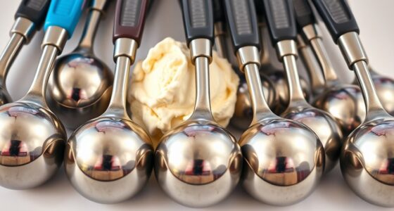top heavy duty ice cream scoops
