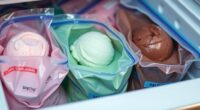 top ice cream freezer storage