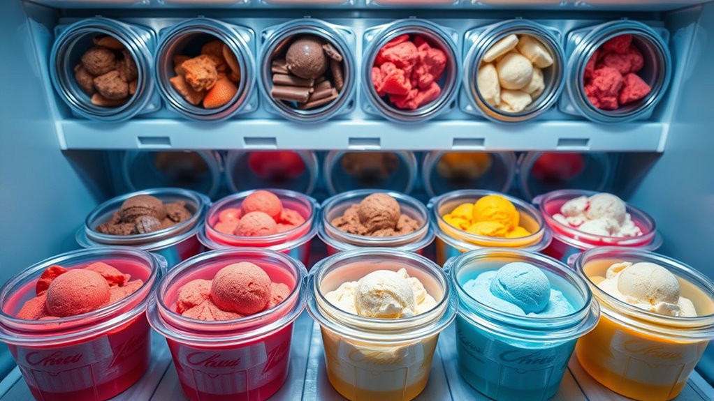 top ice cream storage sets