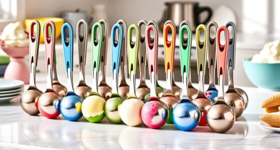 top lever ice cream scoops