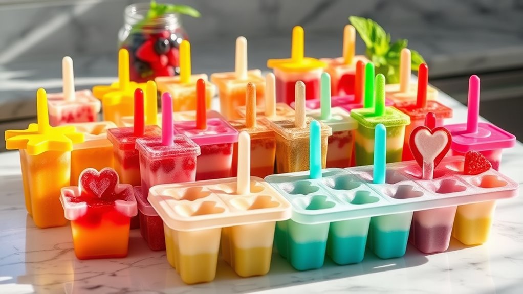top silicone popsicle molds