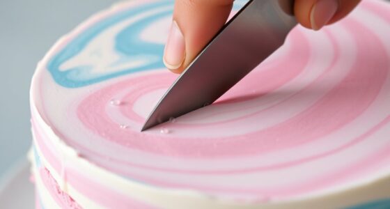 use warm sharp knife