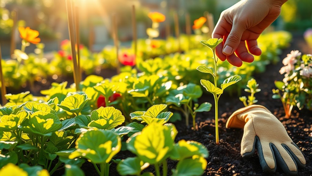 consistent watering and pest control