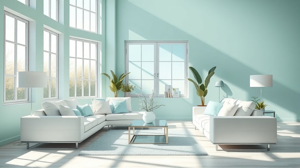 cool calming summer color palette