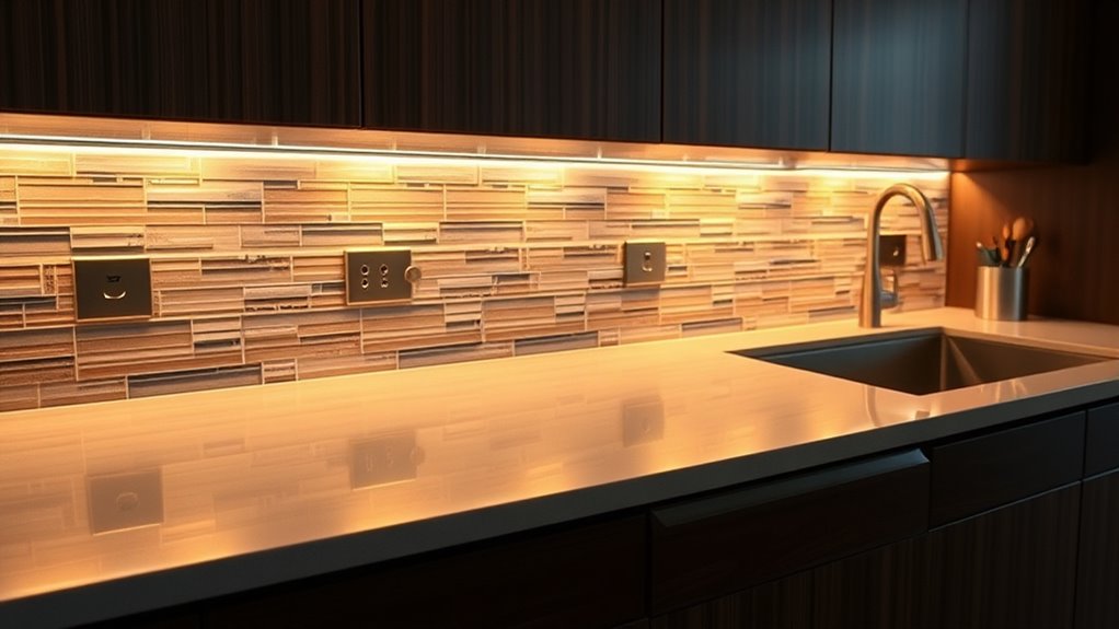 layered lighting enhances ambiance