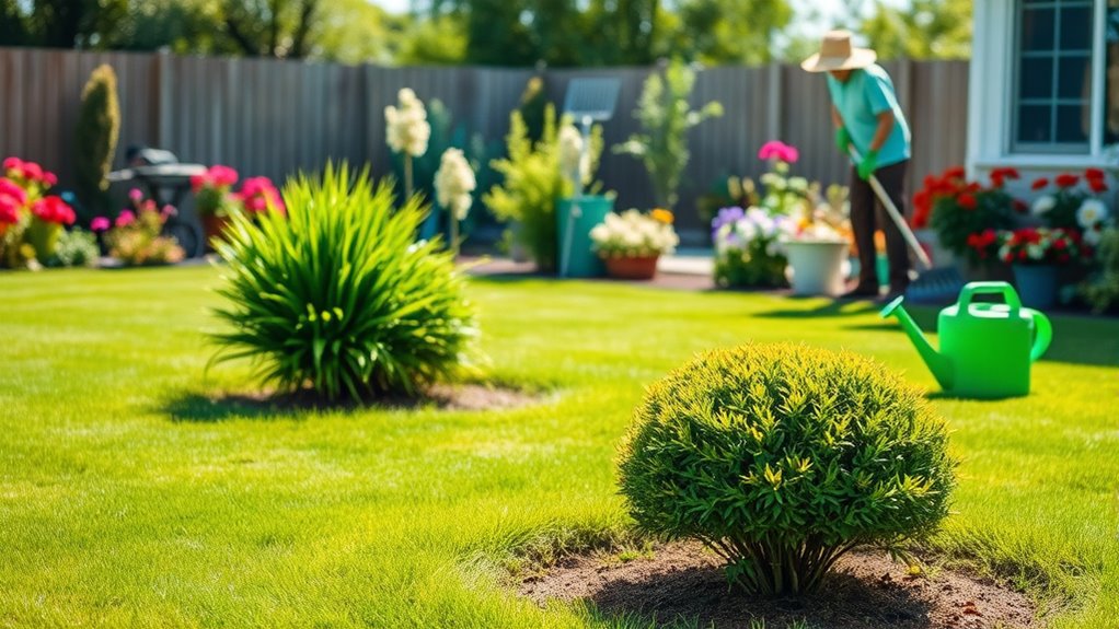 seasonal lawn and garden prep