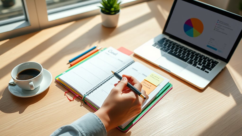 set savings and expenses