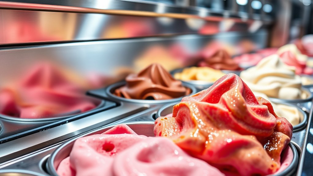 top ice cream dipping cabinets