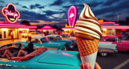 1950s drive in and soft serve