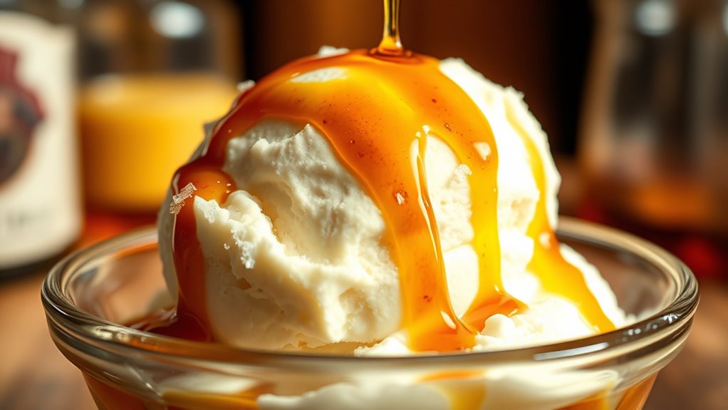 alcohol enhances ice cream flavor