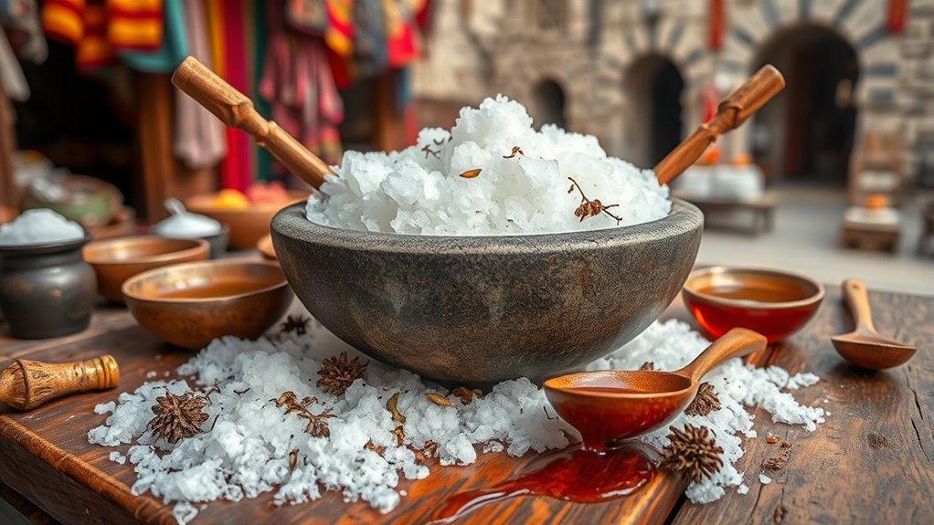 ancient snow and ice