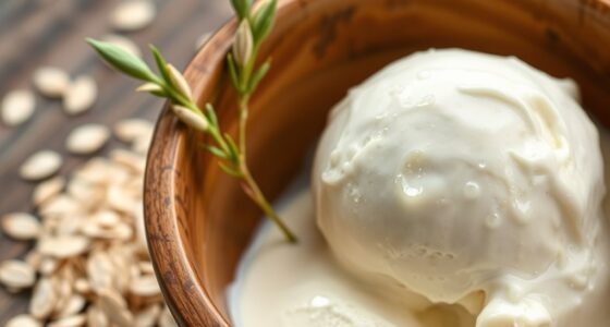 beta glucans in oat ice cream