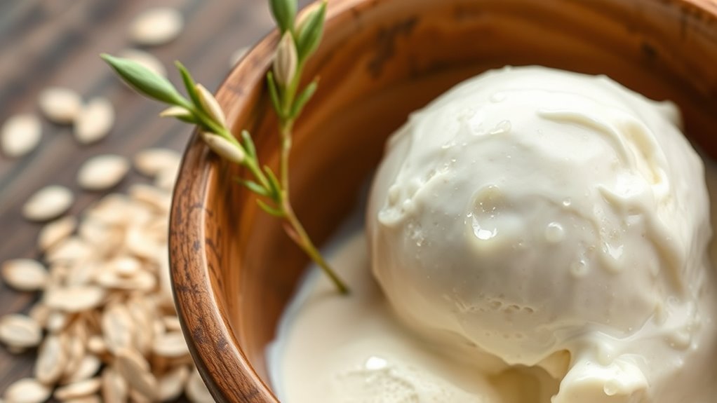 beta glucans in oat ice cream