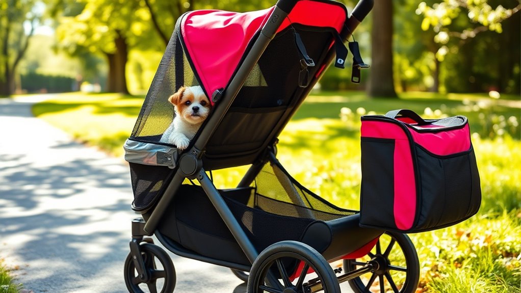 choosing safe comfortable pet stroller