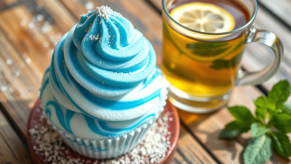 cold desserts and sore throat