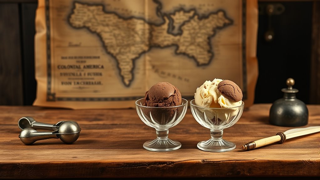 colonial ice cream history