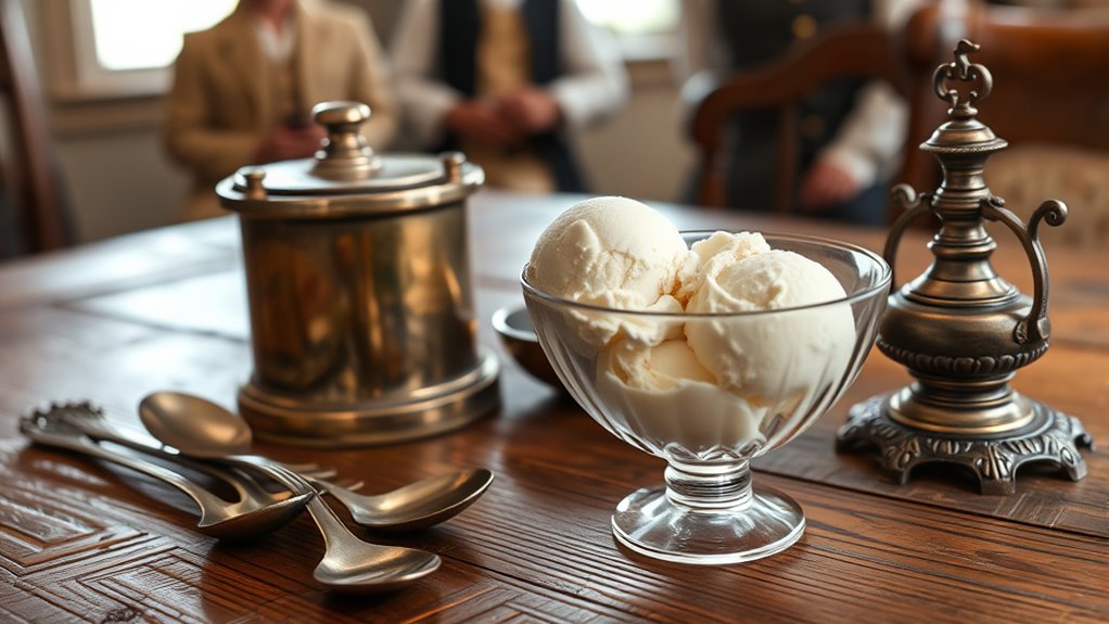 colonial ice cream origins