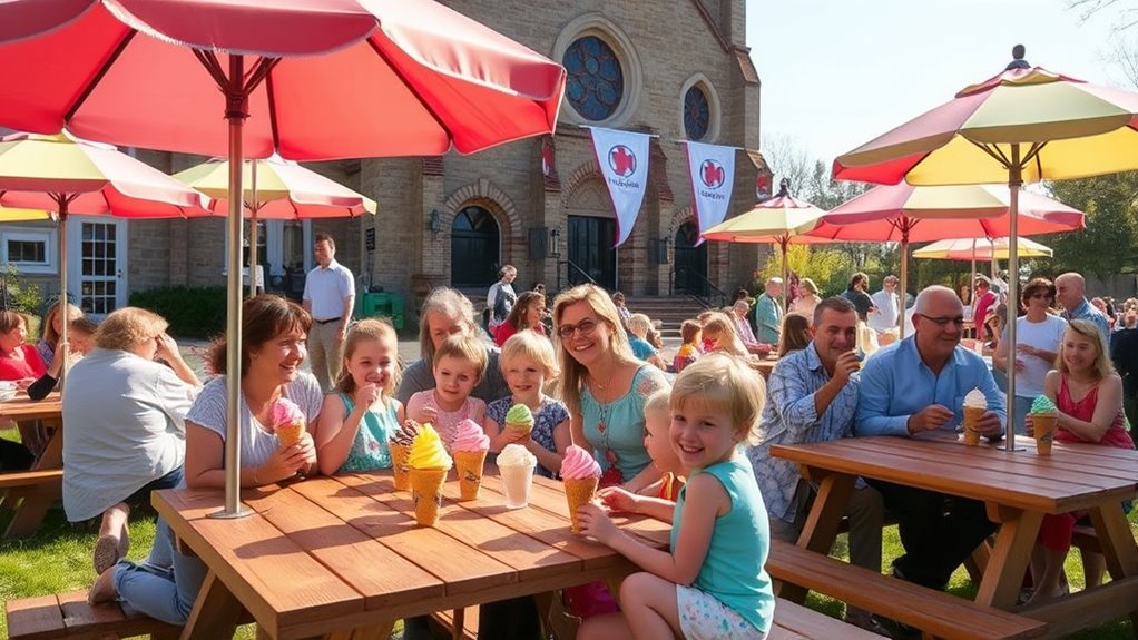 community ice cream fundraisers