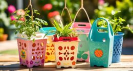 creative ice cream container reuse