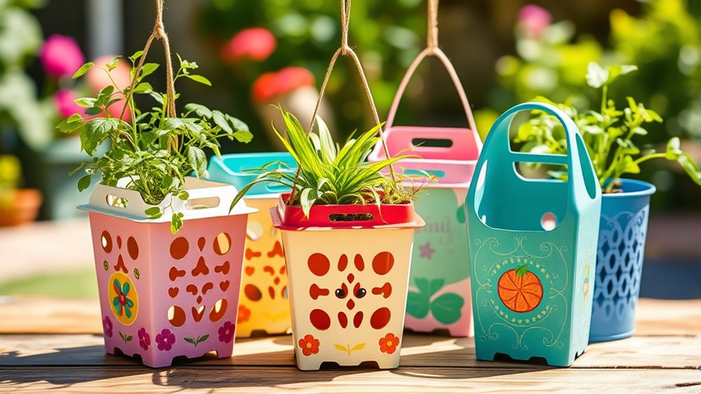 creative ice cream container reuse