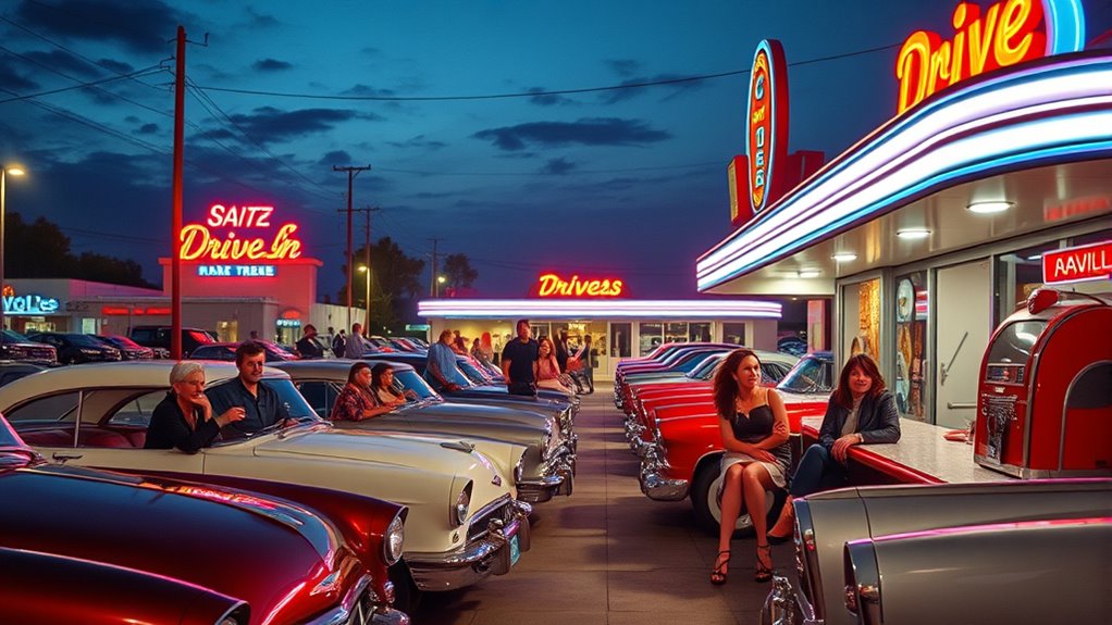 drive in nostalgia and soft serve