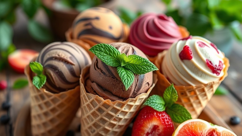 eco friendly organic ice cream