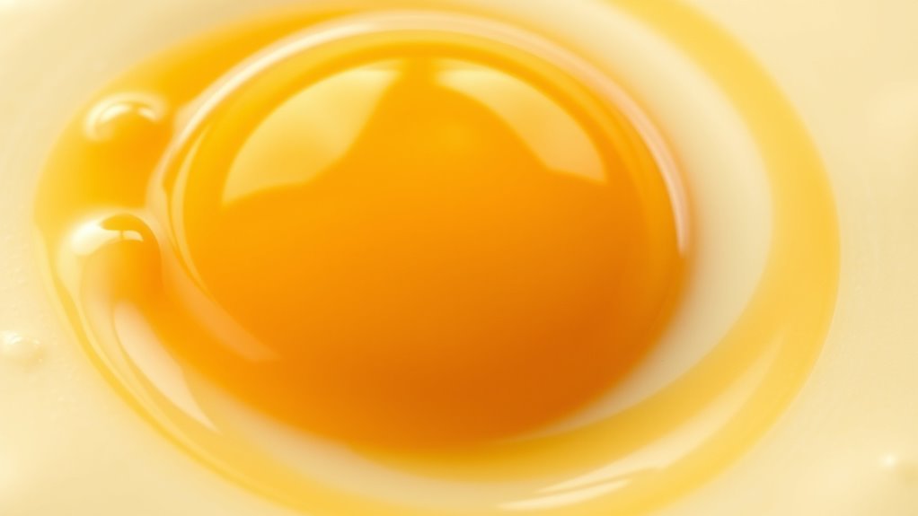 egg yolks emulsify fats