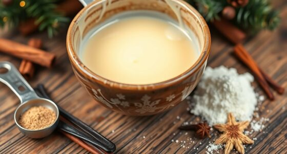 eggnog custard holiday chemistry