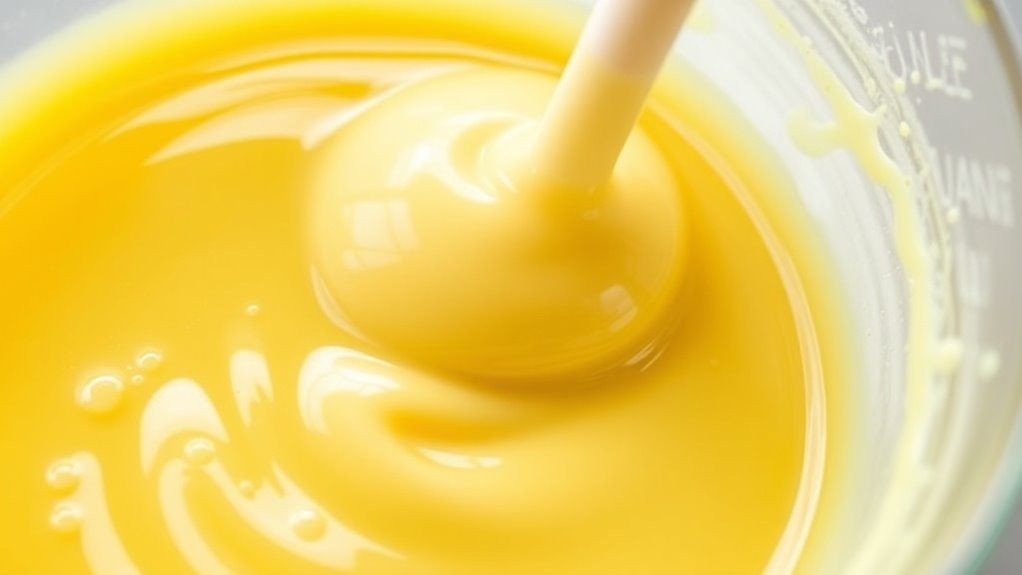 eggs create smooth custard