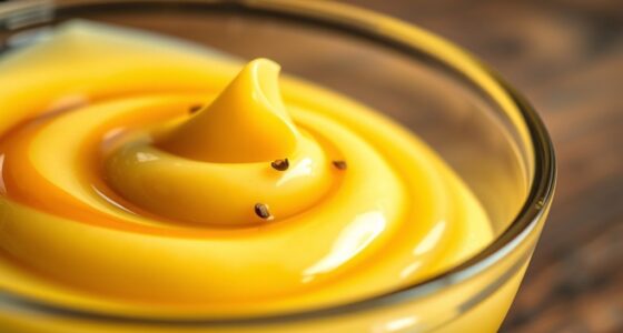 eggs stabilize custard texture