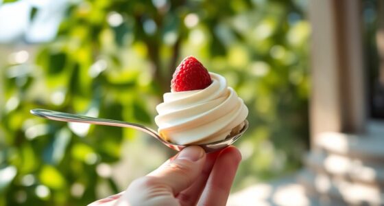 enjoying ice cream mindfully