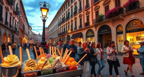 evening gelato passeggiata tradition