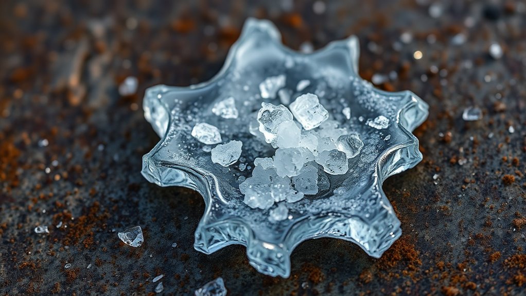 freezing with salt and ice