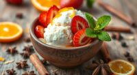 fresh seasonal fruit flavors