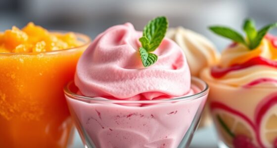 frozen dessert calorie comparison